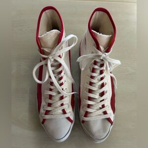 CONVERSE SASHA VINTAGE 2025 Red and Cream High-Top Sneakers
